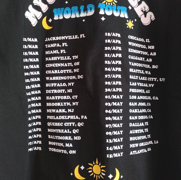 Cult Favorite Festival Graphic T Shirt Women's Oversized Small Mystic Vibes - Picture 8 of 10